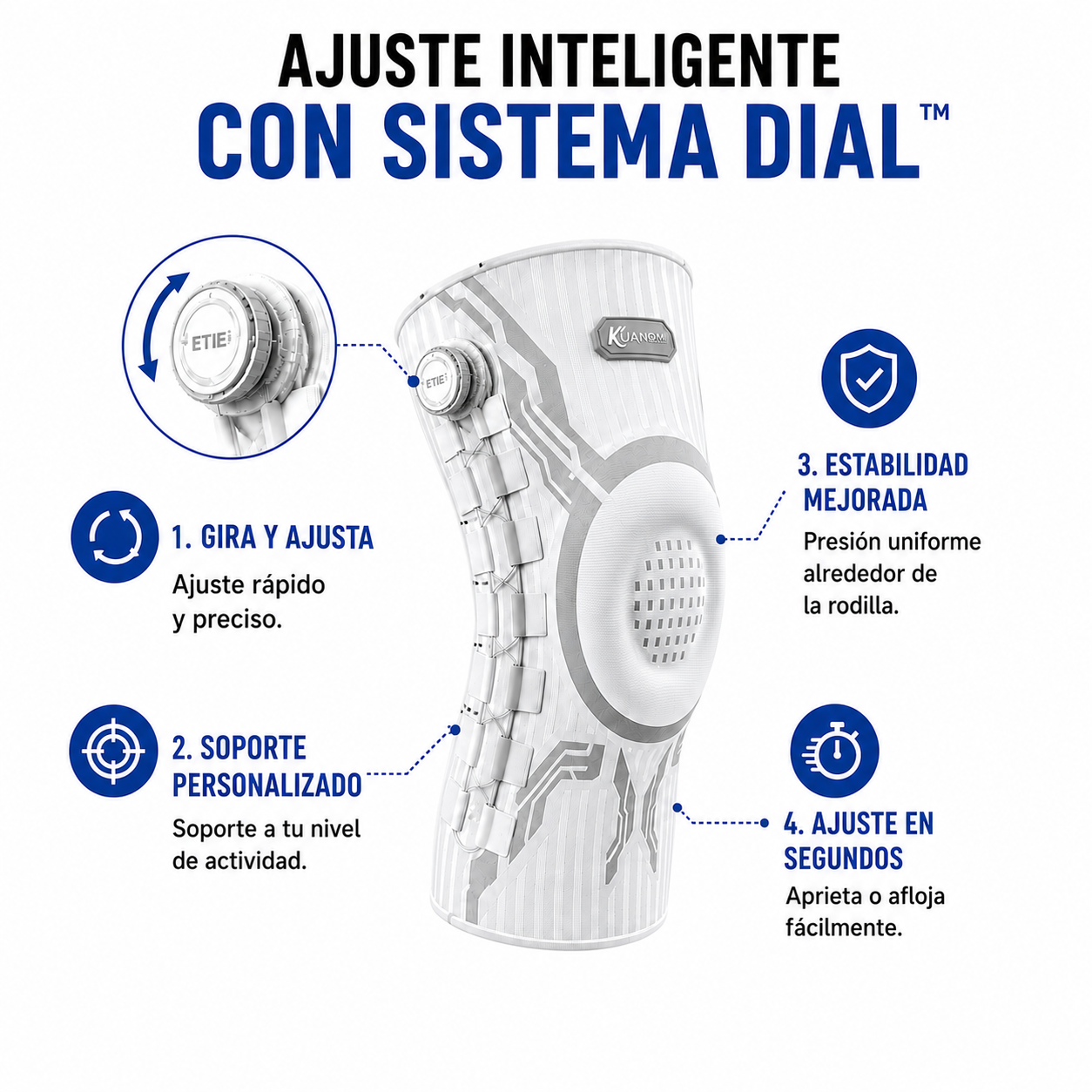 Actium Knee™ | Rodillera con Dial